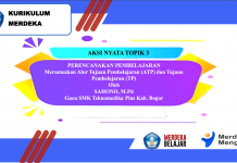 AKSI NYATA TOPIK 3: PERENCANAAN PEMBELAJARAN Merumuskan Alur Tujuan Pembelajaran (ATP) dan Tujuan Pembelajaran (TP)